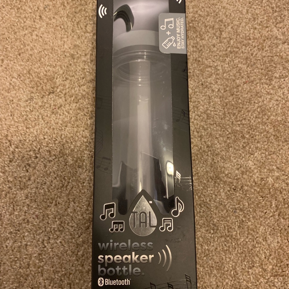 wireless speaker water bottle